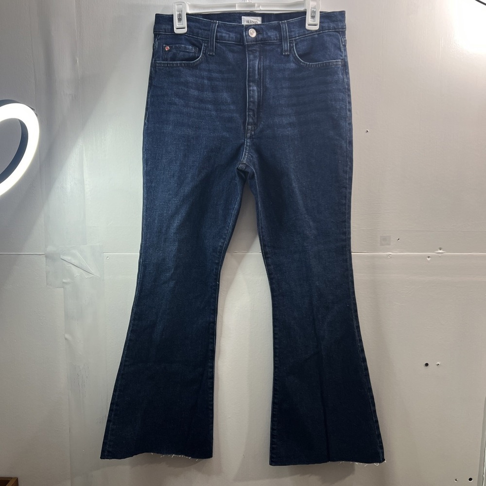 Hudson Jeans Heidi Sakura High-Rise Flare Jean Women's Blue 30